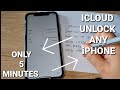 Only 5 Minutes iCloud Unlock iPhone Without Apple ID or Password Any iOS All Models✔