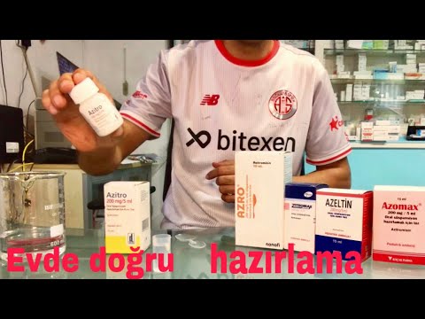 Toz halindeki ilaçlar nasıl hazırlanır? (zıtromax,azitro,azro,azeltin,azomax)