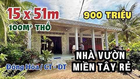 T. 984 - Chỉ 900TR 🌺 Cho 800m² Nhà Vườn Thổ Cư Gần QL1A | Long Định, ĐT (Đông Hòa, CT, TG)