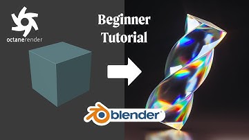 Twisted Dispersed Glass | Blender & Octane Render  Beginner Friendly Tutorial