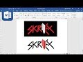 How to create Skrillex logo in Microsoft Word (Tutorial)