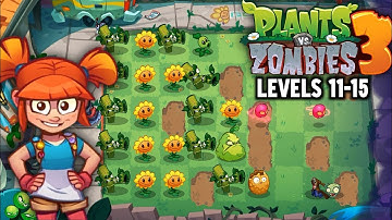 Plants vs Zombies 3 Beta 2022 - Levels 11-15 - Gameplay Walkthrough Part 2 (Android, iOS) | PvZ 3