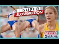 Super slowmotion women jump events  european championship helsinki  part 3