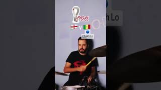 England vs Senegal, who wins? #worldcup #drums #oasis