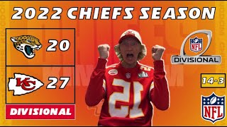 Kansas City Chiefs Fan REACTS to AFC Divisional vs. Jaguars | JAX 20-27 KC | 2022 NFL Season