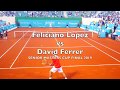 Feliciano Lopez vs David Ferrer - Senior Masters Cup Highlights