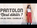 Kendi Pantolonumuzdan Kalıp Nasıl Çıkarılır ? | Pantolon Nasıl Dikilir ? | En Kolay Cep Yapma