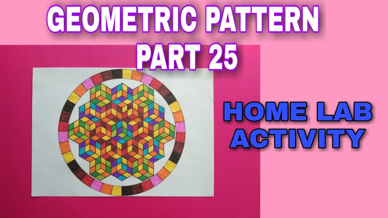Geometric Pattern Challenge Part 25 | Maths Club Activity | Maths Fair ...