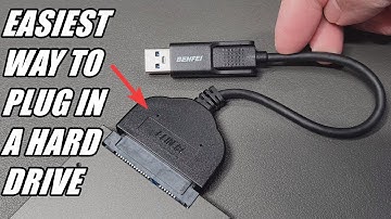 This BENFEI SATA to USB Cable adapter is the best way to transfer files from a hard drive quick!