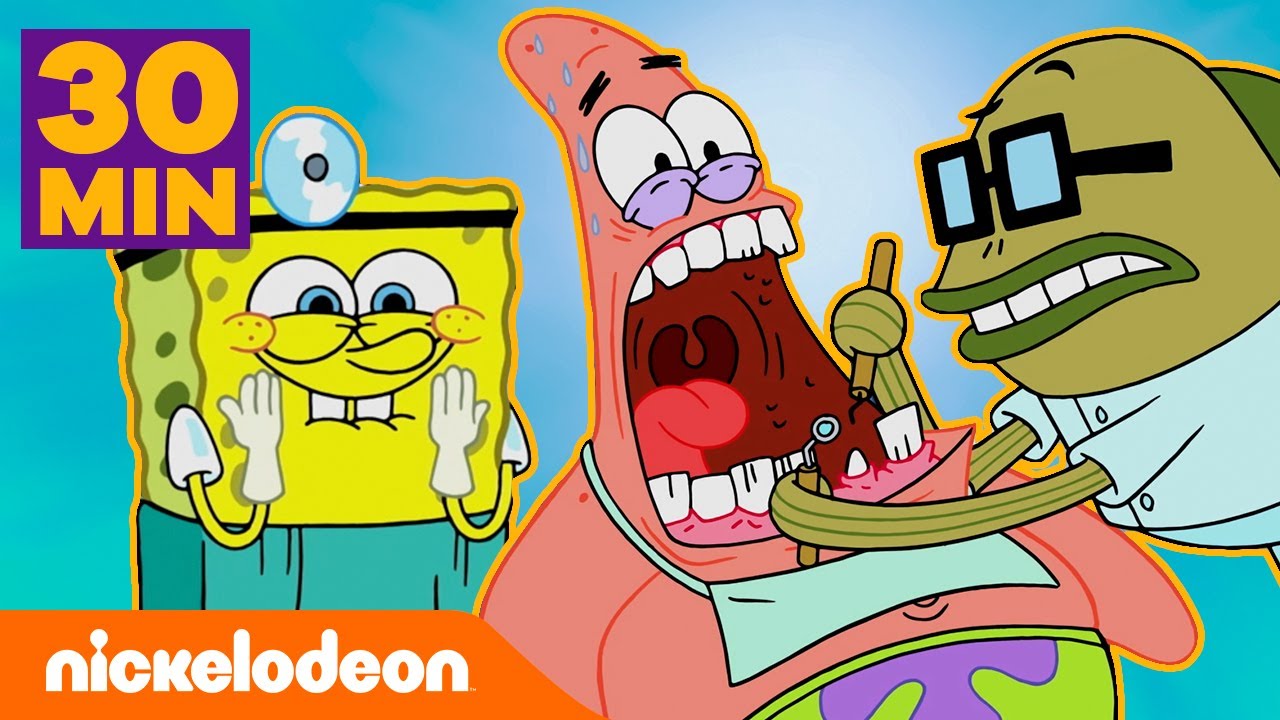 ⁣SpongeBob | 30 MIN najlepszych lekarskich momentów w Bikini Dolnym! | Nickelodeon Polska