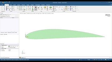 ✅ ANSYS SPACECLAIM - NACA 4412 - Import Points - Part 1A/4