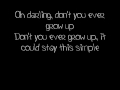 Never Grow Up - Taylor Swift lyrics