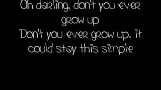 Video thumbnail of "Never Grow Up - Taylor Swift lyrics"