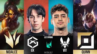 QUINN AND NIDALEE LOCKED IN!? GX VS VIT - LEC SPRING 2026
