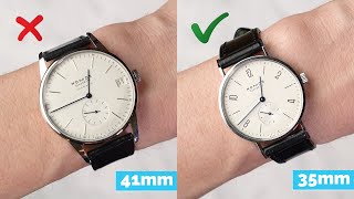 How to Choose the Right Size Watch for Your Wrist (ft. Farfetch & Nomos) screenshot 5