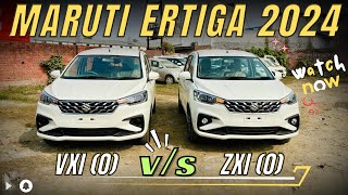 अब होगी बराबर की टक्कर maruti ertiga 2024 vxi v/s zxi : ertiga vxi cng vs zxi cng | ertiga 2024