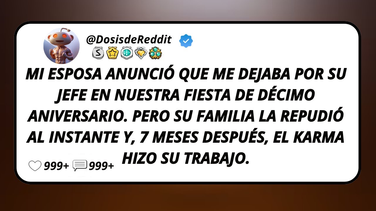 Mi Esposa Anunció Que Me Dejaba Por Su Jefe En Nuestra Fiesta De Décimo Aniversario. Pero Su...