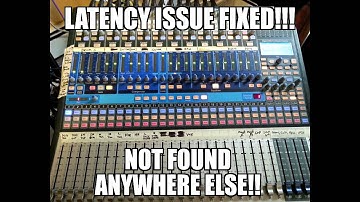Studio Live 24 Latency Issue Fixed