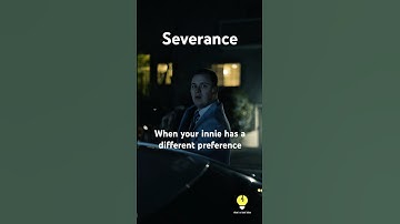 This innie is having a GOOD time down there #comedy #relatable #shorts #severance