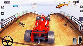 crazy formula car stunts masterclass on mega car racing - superhero formula games Android gameplay screenshot 5