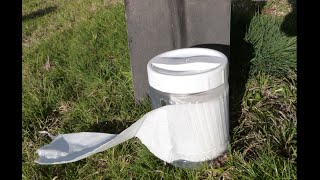 DIY Camping Ideas, Toilet Paper Roll Holder, to keep it out of the dirt. DIY camping projects