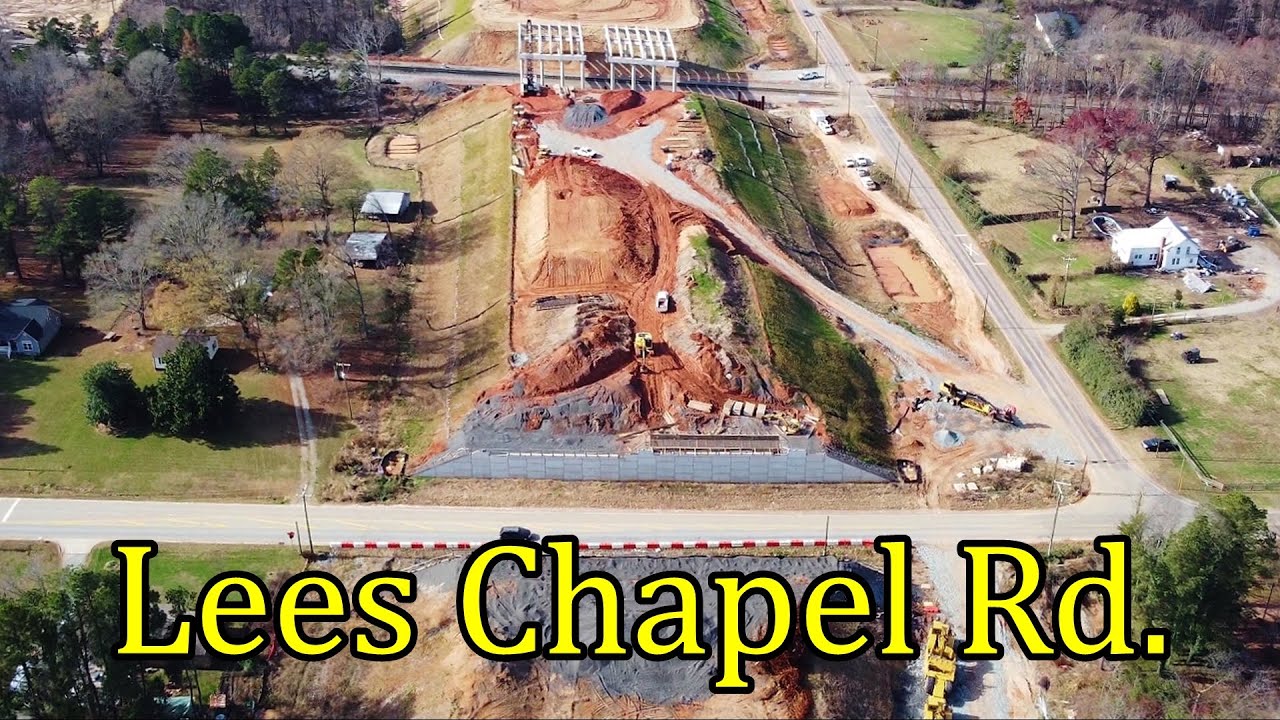 Updated Aerial Views of I785 to Yanceyville St. Along the I840 Urban