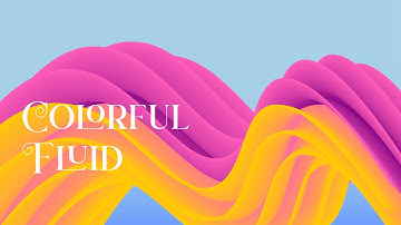 How to Create Fluid Color Abstract Background In Illustrator | Adobe Illustrator Tutorial