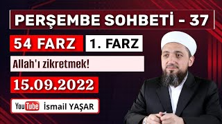 Perşembe Sohbeti - Allah'ı Zikretmek | 15.09.2022