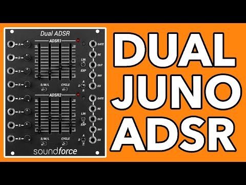 SoundForce Dual ADSR // Heavily expanded JUNO 106 style envelopes with LFOs & CV over everything!