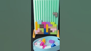 3D prited tetris#3dprinting #cailab #bambu #fidget #fidgettoys #tetris