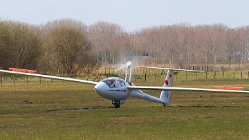 ASH-25Mi ► Self Launch ✈ Axel glider field