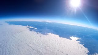 Project Stratosphere  Weather Balloon at 110,000 ft