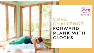 Forward Plank with Clock Taps
