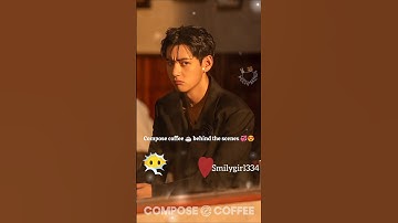 Compose coffee ☕ behind the scenes 💞😍 Taehyung ✨#taehyung #viralvideo