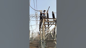 outtage working in 220 kv Sub-station Getco ⚡#getco #apprenticeship #itibharti #vs #pgvcl #ugvcl