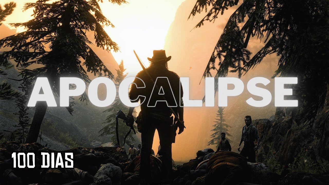 EU SOBREVIVI 100 DIAS EM UM APOCALIPSE ZUMBI NO RED DEAD REDEMPTION 2