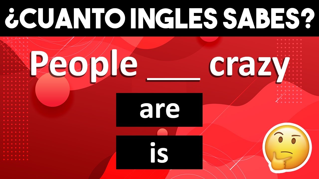 ¿CUÁNTO INGLÉS PUEDES ENTENDER? 🤔| Test Avanzado De Inglés 📋