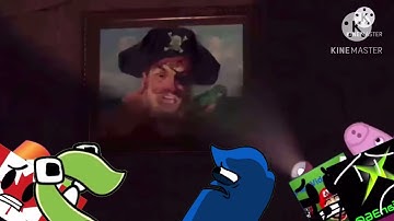 Everyone scream and run away from pirates add round 3