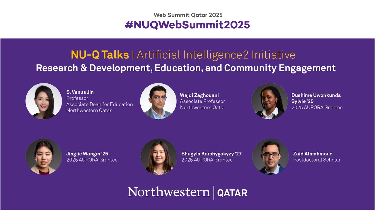 NU-Q Talks | Research & Development, Education, and Community Engagement by the AI2 Initiative
