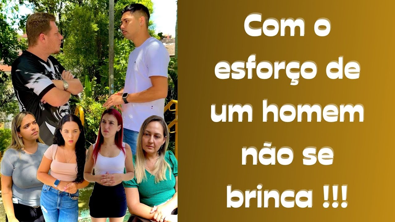 Com o esforço de um homem não se brinca!!!