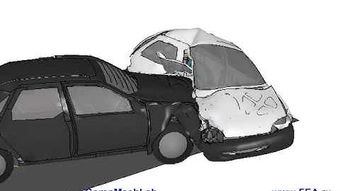 LS-DYNA Finite Element Modeling - Reconstruction of Traffic Incident