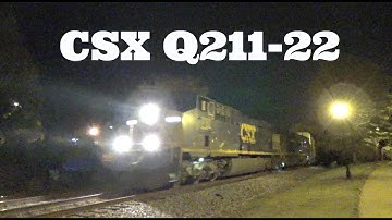 CSXT 790 Leads CSX Q211-22 Southbound in Smyrna, GA