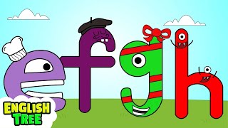 Alphabet Buds Letters E-F-G-H | Episodes 5-8 Abc Phonics For Kids Show