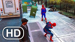 Fake Spider-Man Vs The Amazing Spider-Man Scene 4K ULTRA HD - Spider-Man Remastered PS5