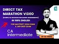 Direct tax marathon for ca inter  income tax revision in english  taxation  ca vikas