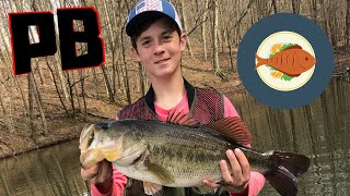 Catching my PERSONAL BEST BASS + Crappie Catch N' Cook!!