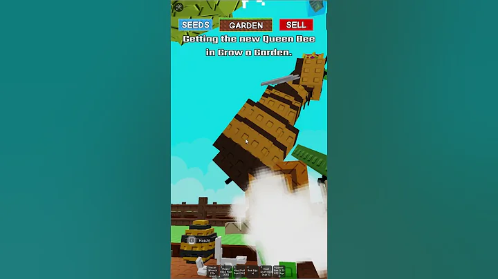 Getting the new Queen Bee in Grow a Garden #roblox #growagarden