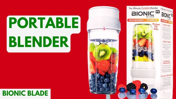 BIONIC BLADE THE ULTIMATE PORTABLE BLENDER RECHARGEABLE & POWERFUL