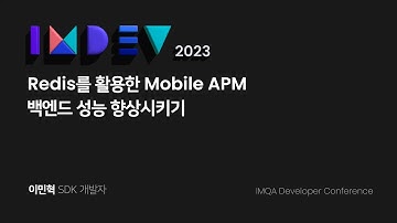 [IMDEV 2023] Redis를 활용한 Mobile APM 백엔드 성능 향상시키기