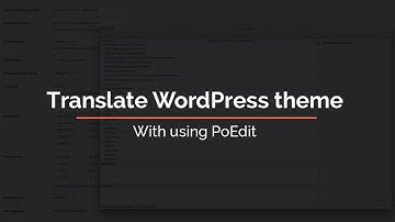 Translate WordPress Theme